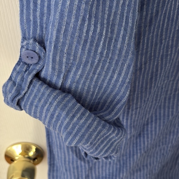 Flax linen button up tunic - Picture 5 of 5